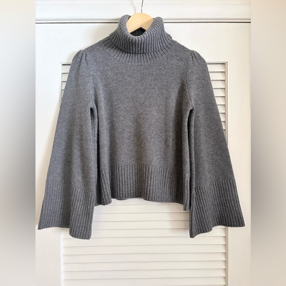 CO Collection Sweaters - GOOP Co Collection Wool Cashmere Oversized Turtleneck Wide Sleeve Sweater XS
